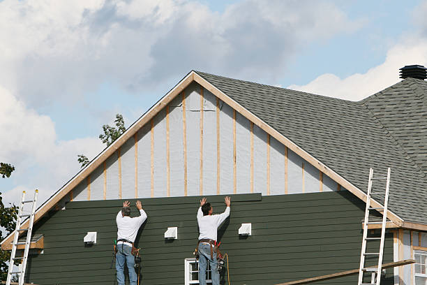 Professional Siding Installation technician working in Marion, OH